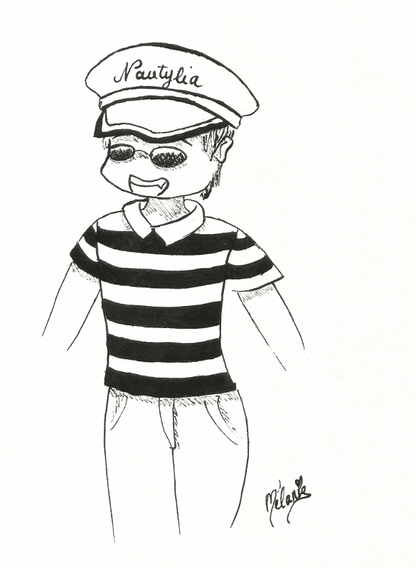 Moi avec ma casquette de capitaine